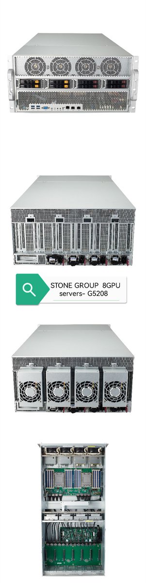 cngynng4's tweet photo. We launched New G5208 Deep learning Computing Server, very suitable for deeplearning, LLM Training, render farm
#server #cloud #AI #AIGC #deeplearning #computing #training #inference #rendering #IDC #CSP #SI #datacenter #hardware #GPU #CPU #H100 #Nvidia #L40S #RTX4090 #NVLINK https://t.co/jDZm9vR7CY