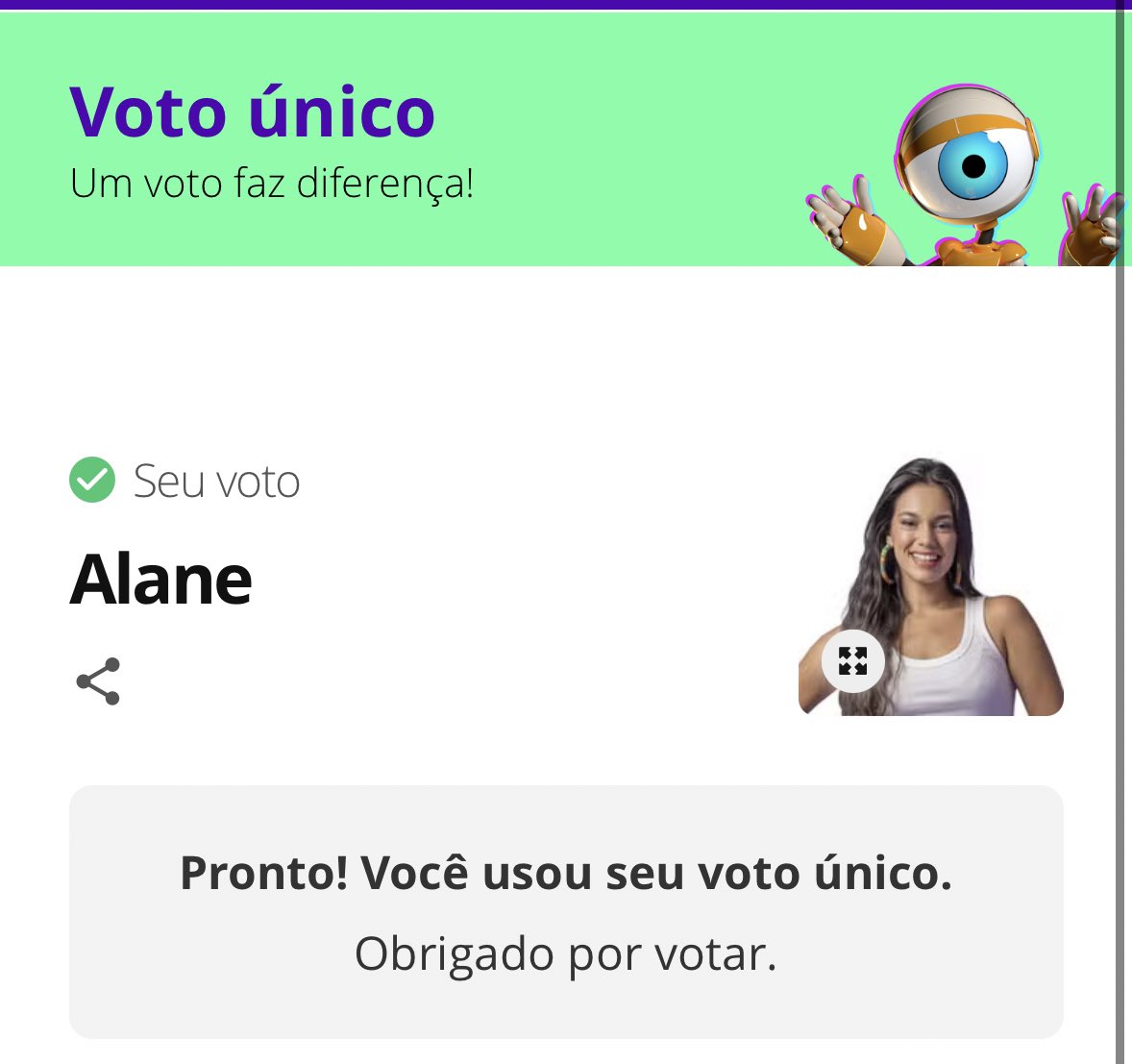 babi's tweet photo. Essa aqui será meu voto enquanto for pra paredões. 

“Ain mas nao adianta”

MAS EU QUERO VOTAAAAAR #bbb24 https://t.co/itg9ZfhjOB