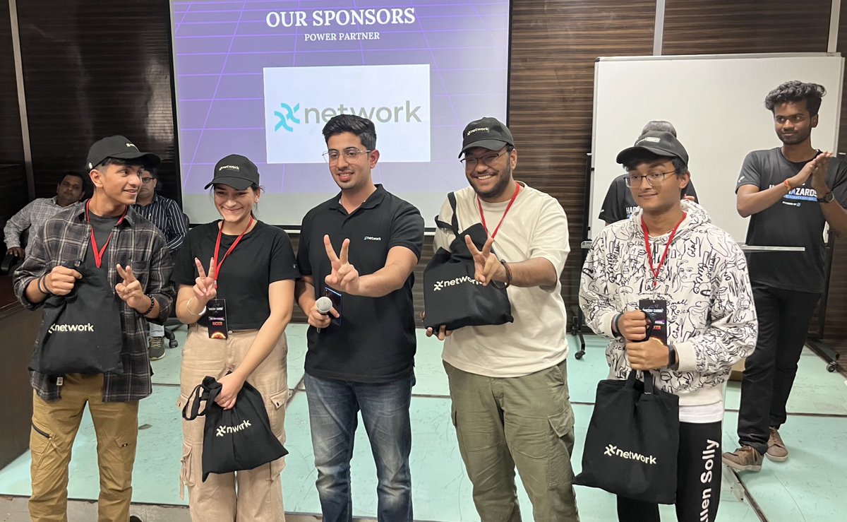 Flowertree_xx's tweet photo. Congratulations to budding dev teams for @xx_network from the hackhazards hackathon organised at BPIT Delhi by nameSpace

Winners :
🥇Clash of Codes - 1250xx
🥈Tech Squad - 750 xx
🥉Valorous coders - 500xx

and goodies bags.

@rcarback @vipul19 @SidhantShr did amazing job 👏. https://t.co/vUgEmqOnz6