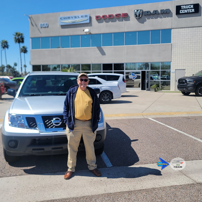 A happy 😀 Terry Boots from Pennsylvania got a great deal on this awesome 2019 Nissan Frontier, assisted by Chris Caban. Interested in a quality #CourtesyJeepSuperstitionSprings vehicle, call Chris at 480-569-2994. #TheCourtesyWay #CourtesyJeepAZ #Jeep #JeepLife #ChrisCabanJeep