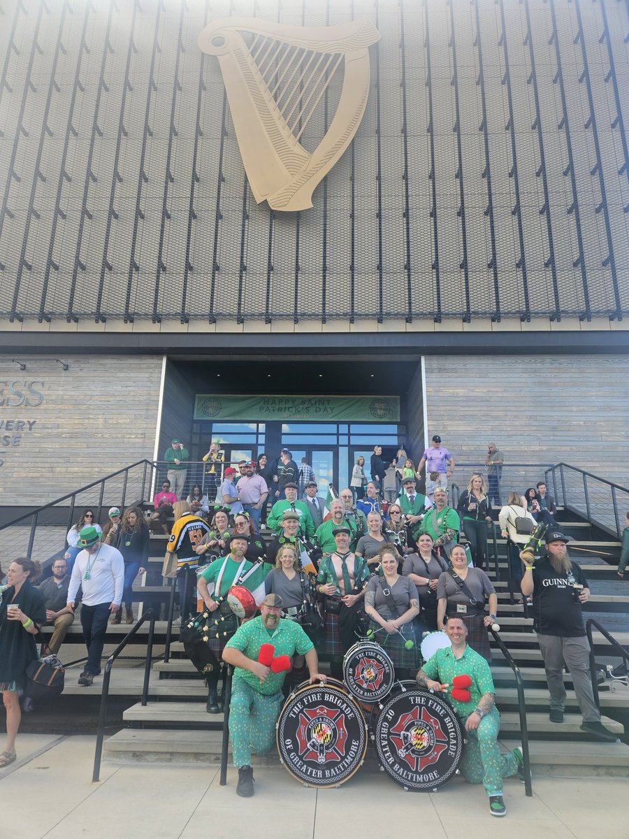 Fire Brigade Pipes & Drums of Greater Baltimore (@baltfirebrigade) on Twitter photo One of the stops the band had today was at the Guinness Open Gate Brewery thanks for hospitality we got to play few sets have a pint perfect St Patrick's Day <a href="/GuinnessUS/">Guinness US</a> One of the stops the band had today was at the Guinness Open Gate Brewery thanks for hospitality we got to play few sets have a pint perfect St Patrick's Day <a href="/GuinnessUS/">Guinness US</a>