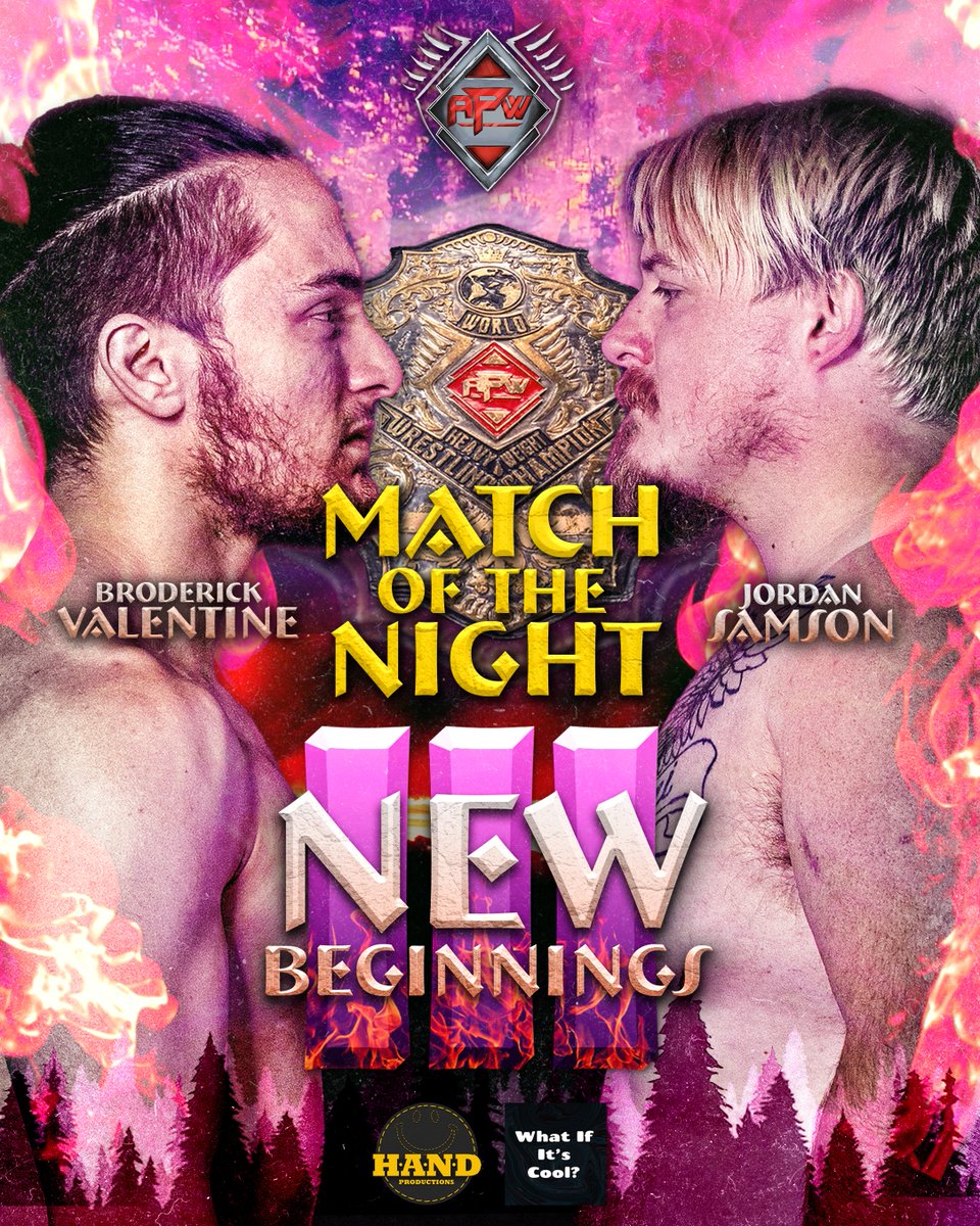 AdrenalinePW's tweet photo. As voted by you guys, Match of the Night for New Beginnings 3!
Broderick Valentine Vs Jordan Samson in a Falls Count Anywhere match for the APW World Heavyweight Championship.
Very well deserved!
#APWNB3 https://t.co/8xoGidRxYn