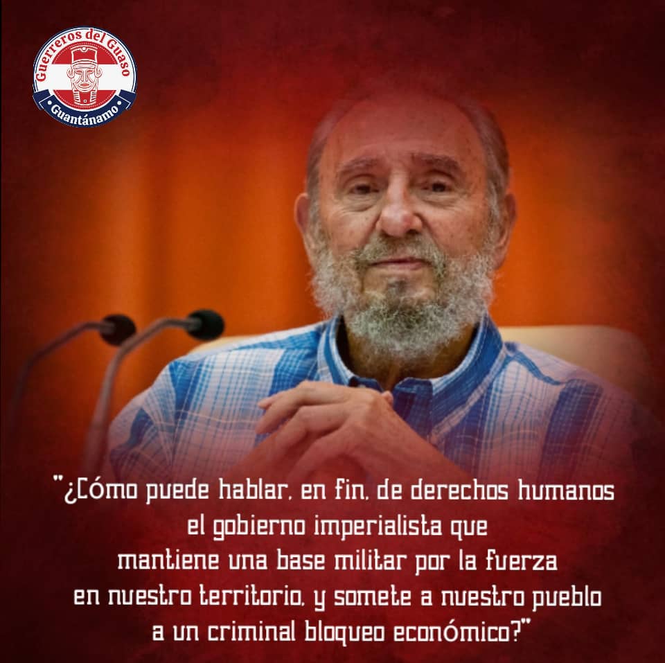 #CubaEnPaz: A la desfachatada Embajada yanqui en La Habana, que cínicamente habló de derechos humanos, se le responde con #Fidel: