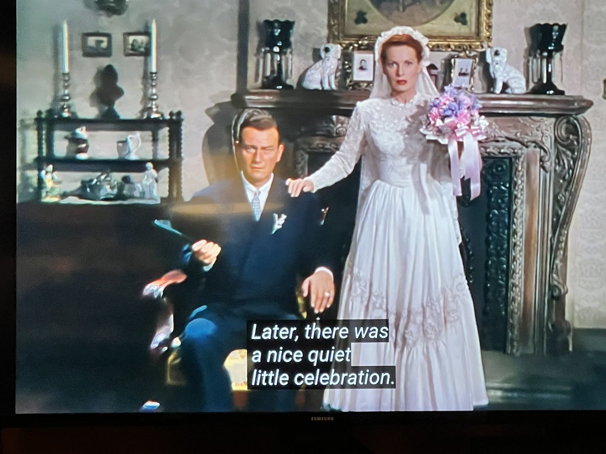 Condimentgrrl's tweet image. This will work out well  #TCMParty #TheQuietMan