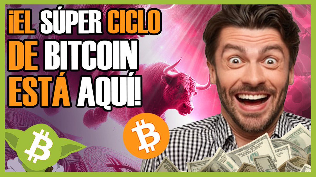 ¡ESTE Bullmarket Será el Más GRANDE de la Historia para Bitcoin y las Criptomonedas!
El video: 👉youtu.be/STXMQNR-a50
#Bitcoin