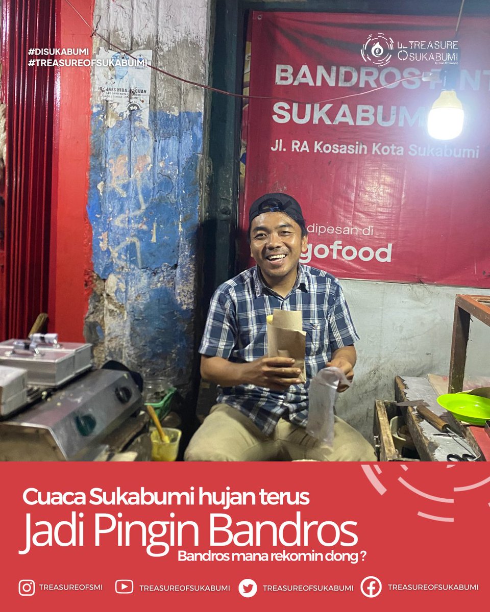 treasureofsmi's tweet photo. bandors yang enak dimana ya  di sukabumi versi wargi X nih  ? 

@txtdarisukabumi  @agendasukabumi  @liketheearth  #Sukabumi #bandros #Kulinersukabumi https://t.co/FxmvPk08Bq