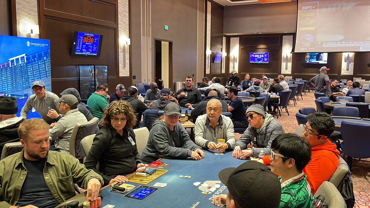 SavagePoker's tweet photo. The “Savage Average” event @TVPokerRoom is at 55 BB’s, $1,000,000 Deepstack is at 21 BB with 10 left, and the $700 @WPT Championship satellite is at 10 BB average. #SavageAverage https://t.co/uiJmnWkkEU