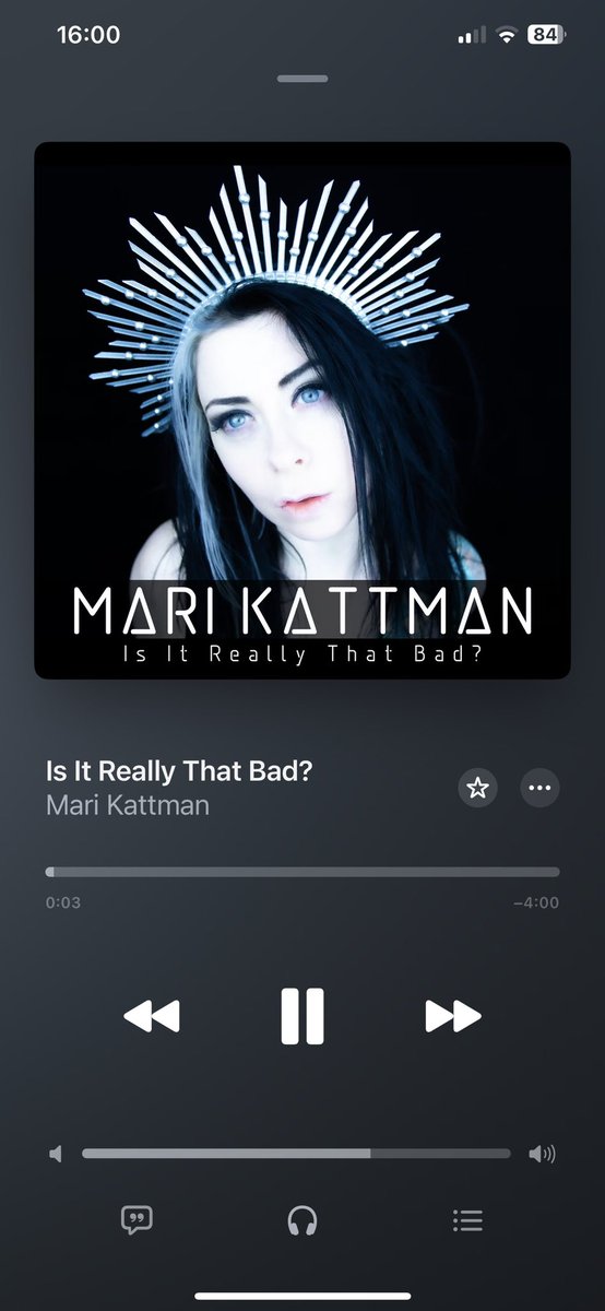 E L I Z A N Ø L 🏳️🌈🏳️⚧️ (@elizanol) on Twitter photo Catching Up With Current Listening:
Urgod.ai, Swallow, Fever Shakes, & Is It Really That Bad by <a href="/MariKattman/">Mari Shear (Kattman)</a>
Can We Make It Rhyme? by Psy’aviah feat. Mari Kattman Catching Up With Current Listening:
Urgod.ai, Swallow, Fever Shakes, & Is It Really That Bad by <a href="/MariKattman/">Mari Shear (Kattman)</a>
Can We Make It Rhyme? by Psy’aviah feat. Mari Kattman