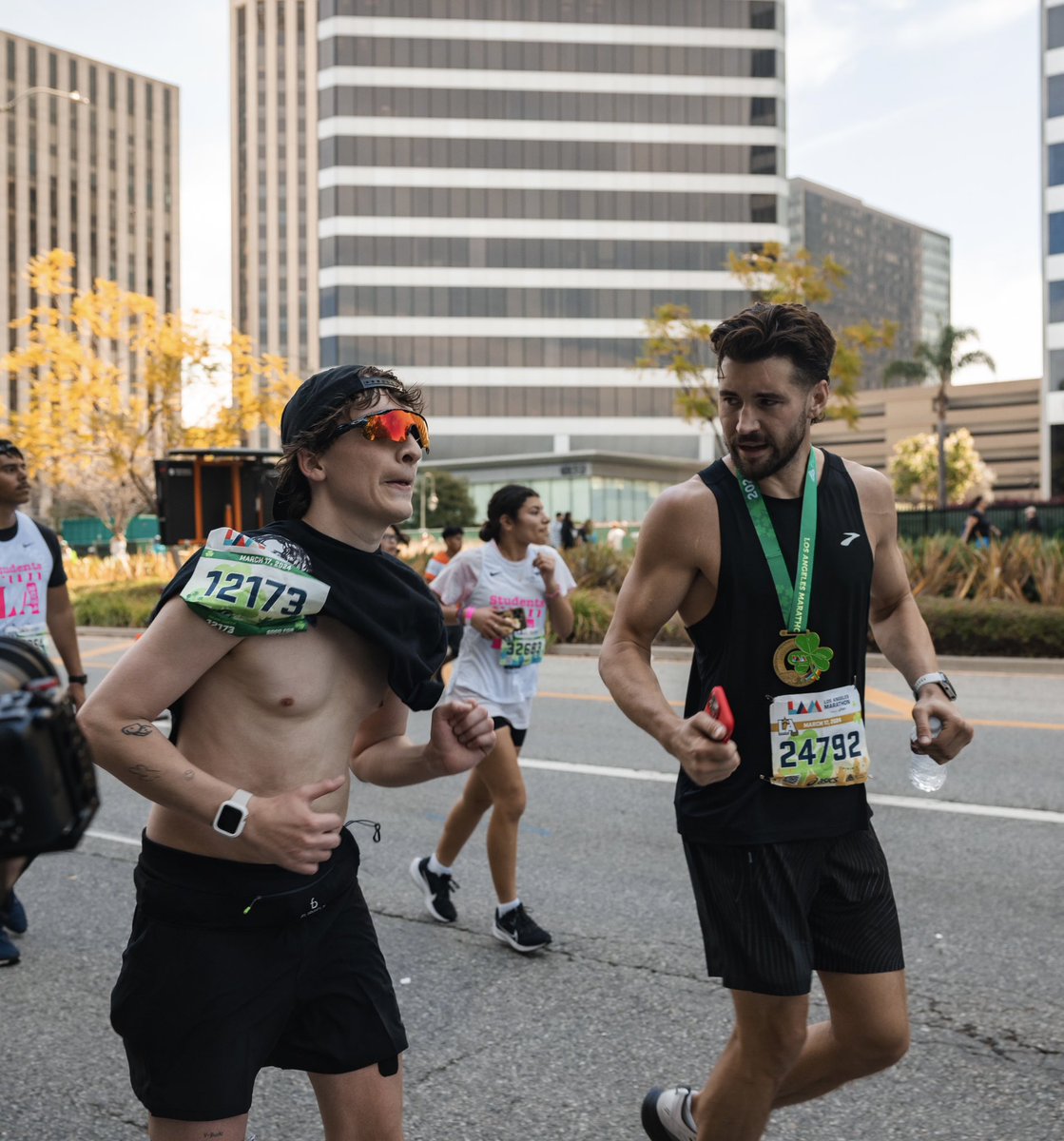 jeffwittek's tweet photo. You'll forget about the pain, but the time will be remembered forever. 

LA Marathon 3:28 ✅ https://t.co/J4I1rg2mjS