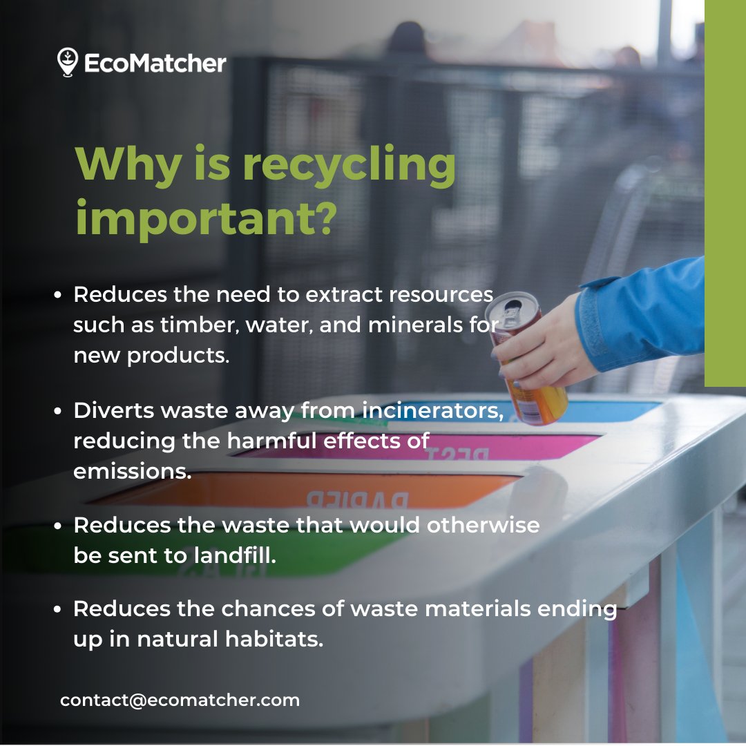 EcoMatcher's tweet photo. Today is Global Recycling Day! Let's remind ourselves why recycling is important and commit to creating a greener, more sustainable future for generations to come. Together, we can make a difference! 💚
#EcoMatcher #RecycleEveryday #GoGreen #sustainability #recycling https://t.co/BBqLmwuXvJ