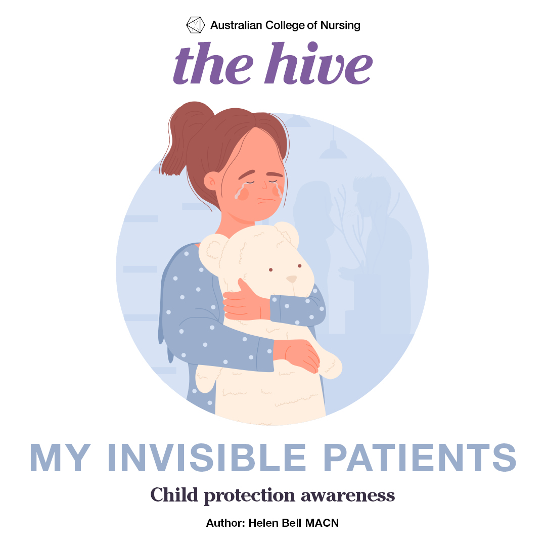Do you think about whether your adult patient is responsible for the care of a child? Helen Bell MACN emphasises the critical need to look past the patient in front of us and consider the 'invisible patients'—the children indirectly impacted by health crises. 💚