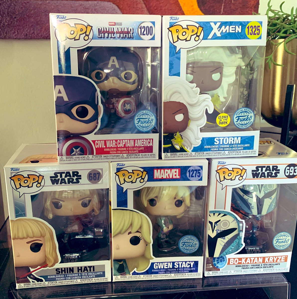 Latest Funko Pop! pick-up! 

#GwenStacy #Spiderman #CaptainAmerica #Xmen #Storm #StarWars #Bokatankryze #Mandalorian