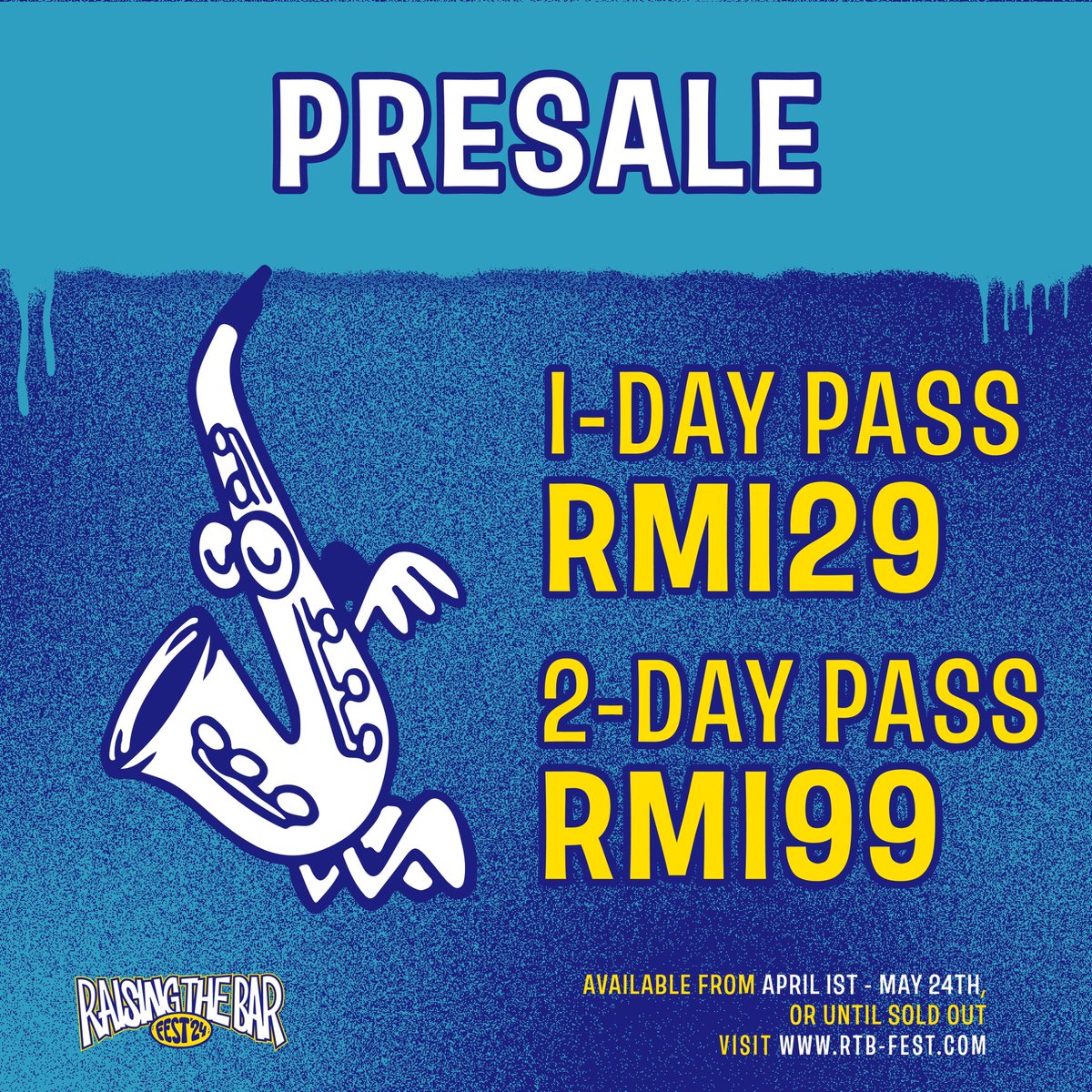RTBMY's tweet photo. ⚠️ EARLY BIRD PASSES ARE ON SALE NOW! ⚠️

You're invited to our biggest RTB Fest yet at @theklpac — a two-day festival and conference you won't want to miss. We're keeping our passes affordable to ensure everyone can join in on the fun. https://t.co/Im8zDYo8eD