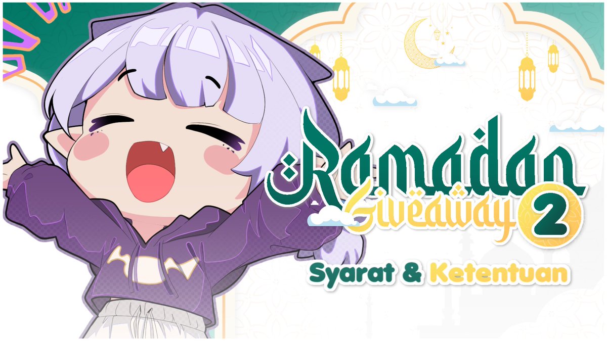 KyuraVeronica's tweet photo. 🕌RAMADHAN SPECIAL GIVEAWAY Part 2🕌 

IKUTI DAN MENANGKAN bingkisan menarik dari Kyura
✅ Follow &amp; Like &amp; Retweet (QRT TIDAK DIHITUNG)
✅ Subscribe https://t.co/ElNSjQBokn
✅ Reply apa saja

Pemenang akan diumumkan di livestreaming  👇
https://t.co/PDPtM14gNt https://t.co/KNU7Nml778