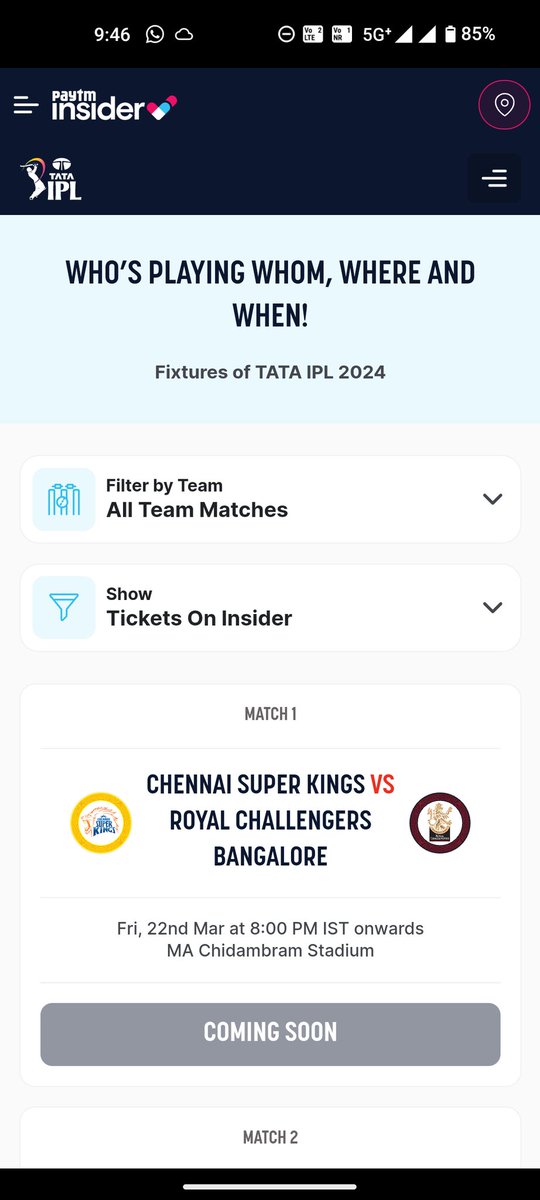 HeavenCreation_'s tweet image. #Paytm scam no tickets are relieved till now but after some time it will show sold out. #paytmscam #2024 #IPL2024