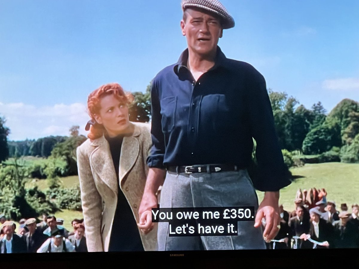 Condimentgrrl's tweet image. I think Mary Kate and the Widow Tillane should start a No Men Allowed Colony  #TCMParty #TheQuietMan
