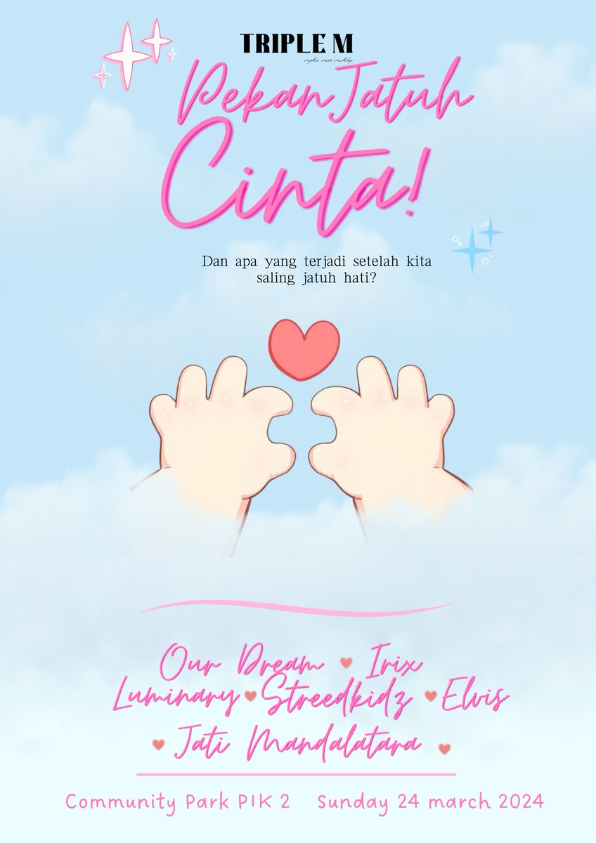 ㅤ

                       𝖳𝗋𝗂𝗉𝗅𝖾𝖬

         "ℙ𝔼𝕂𝔸ℕ 𝕁𝔸𝕋𝕌ℍ ℂ𝕀ℕ𝕋𝔸"

  M𝒆𝒓𝒂𝒚𝒂𝒌𝒂𝒏 𝒉𝒂𝒕𝒊 𝒚𝒂𝒏𝒈 𝒕𝒆𝒓𝒃𝒖𝒂𝒊 𝒂𝒔𝒎𝒂𝒓𝒂
                     24.03.2024
ㅤ