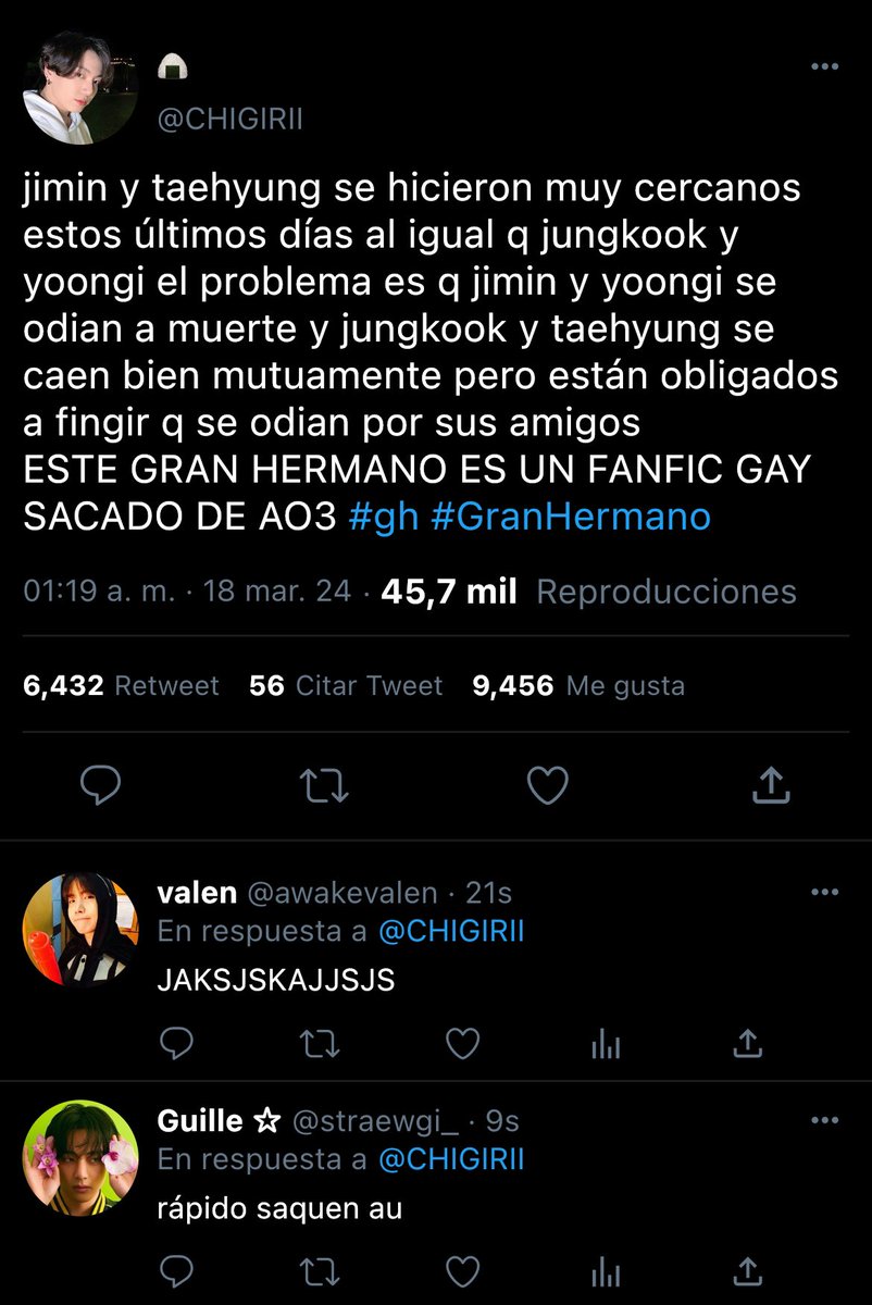 makeitkookv's tweet photo. GRAN HERMANO ⛧ kooktae &amp; yoonmin au

en un programa donde el amor y el juego colisionan, cuatro participantes se ven involucrados en una guerra llena de odio y pasión, sin saber lo peligroso que puede ser llevarlo todo demasiado lejos.

#yoonminau #kooktaeau https://t.co/5oOK9bmAS9