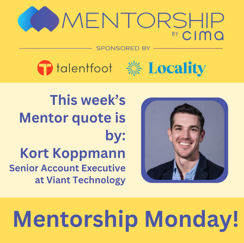 ChicagoIMA's tweet photo. Do you know the value of curiosity and learning?

"You don't know what you don't know. Be curious, ask questions, and most importantly - everything is a learning experience." 
@Talentfoot  @locality_stream  #MentorshipMonday #MoreToCIMA https://t.co/9Za3WgaCOI