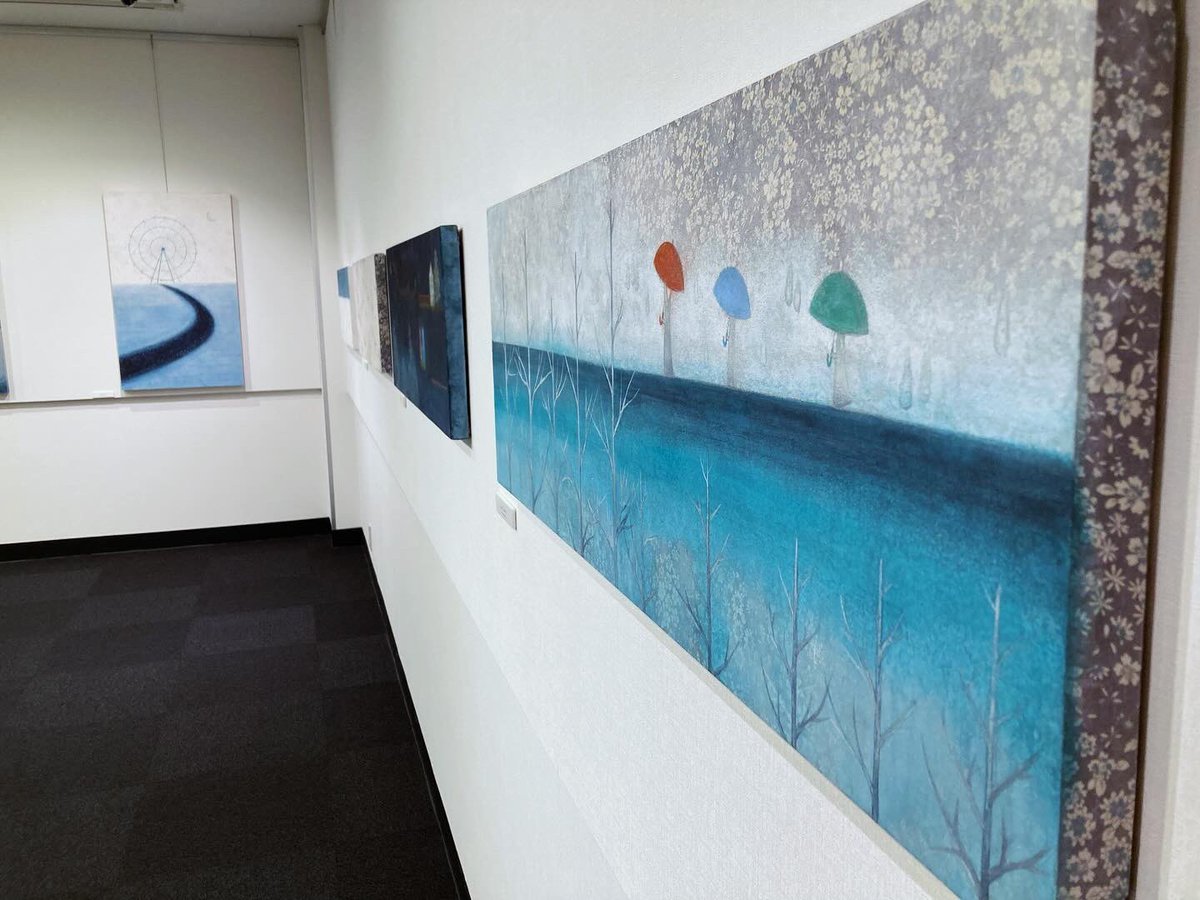 koroharuka's tweet photo. 搬入が無事終わり、帯広の食も堪能して昨日から始まりました！
よろしくお願いします。

紅露はるか個展
森へ還る～Return to the forest～
2024年3月17日 ～ 4月7日
 マテックプロダクツ　2Fギャラリー
帯広市西22条南3丁目34-1 10:00-19:00（最終入場18:30）
祝日休業※日曜日も営業中 https://t.co/TQ3bZlWKQL