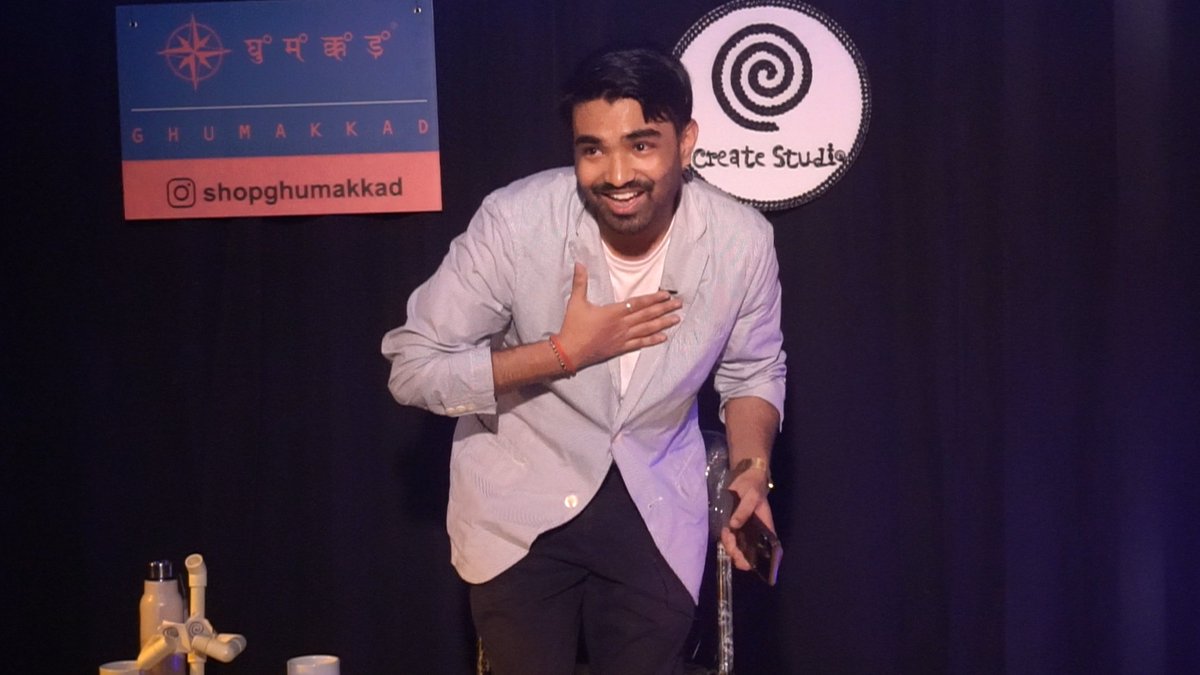 ImAkhilNath's tweet photo. From grand stages to cozy corners: embracing the intimacy of open mic nights with stories from my travels. 🌍🎙️
Thank you Create studio for inviting me!
#NewAdventures #storytelling https://t.co/LvCfffp59p