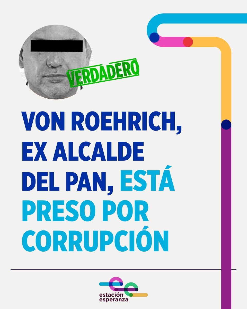 Es VERDADERO que Christian Von Roehrich, Ex Alcalde en Benito Juárez del PAN, está preso por la corrupción del #Cártelnmobiliario. ✅ 

#ConClaraGanamos #DebateChilango