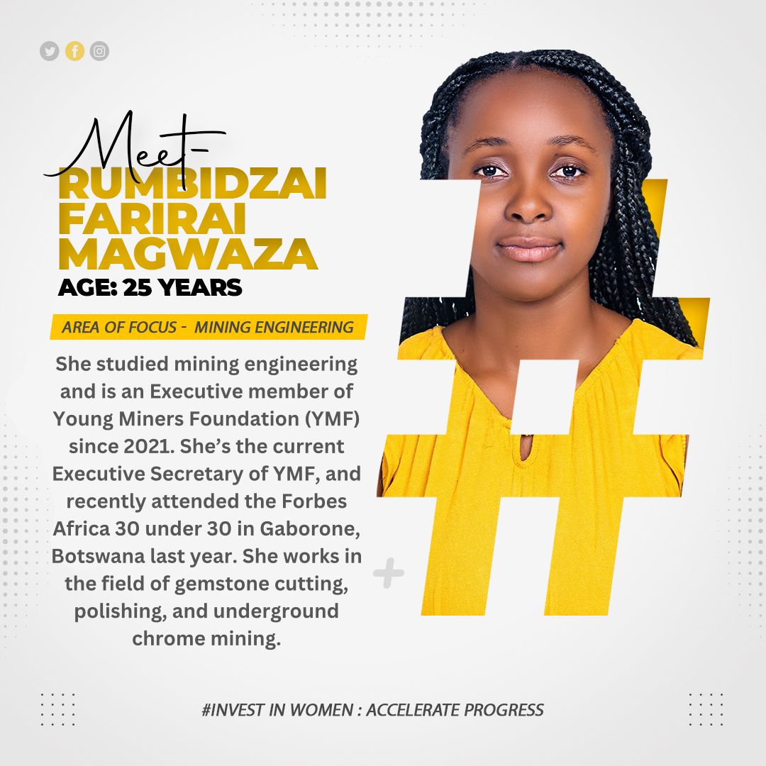 Join the #ZELA Youth Network's first episode of a #WomensMonth series in celebration of the stellar work that women do!

Today, the spotlight women in #Gemstones 

On the panel is on Rumbidai Gwinji, mine manager at the first all women mine in Africa, Zimbaqua gemstone mine in
