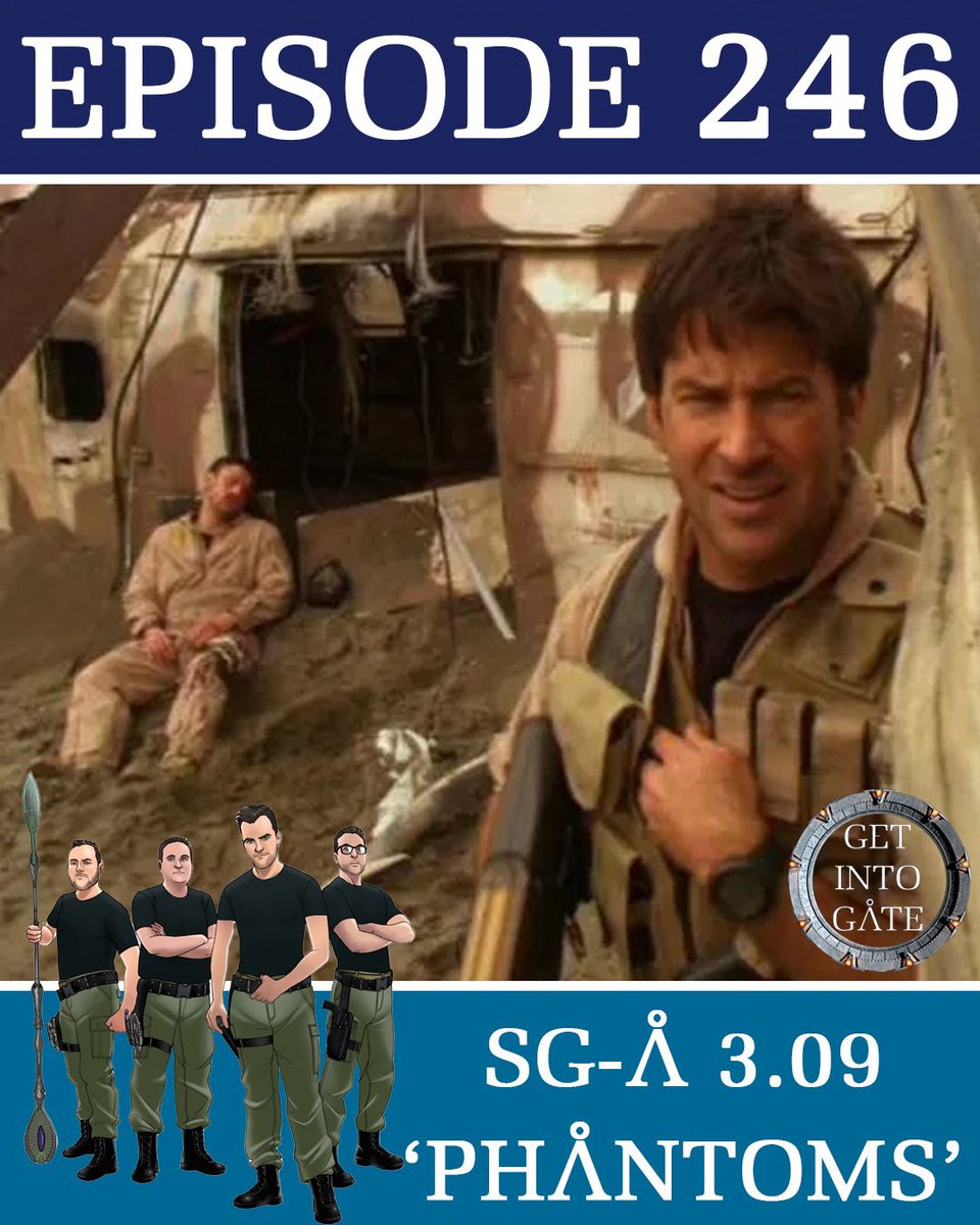Visions, false memories & Beckett’s kink finally revealed - let’s talk ‘Phantoms’ Look, this episode isn’t a fave - but we have some thoughts & Brendan finally fleshes out something he’s been teasing for seasons...🤫 LISTEN now: tr.ee/qgSNXJA9CF #Stargate #SGA
