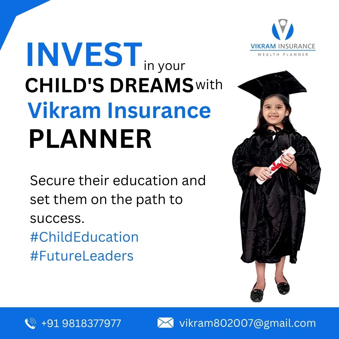 VikramJSingh81's tweet image. Unlock your child&apos;s potential with Vikram Insurance PLANNER!👍🏻

Invest in their dreams for a brighter future.🌠 

#ChildEducation #EducationGoals