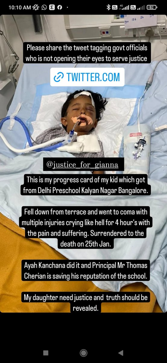 jitotomyjoseph's tweet photo. Justice For Gianna Ann Jito

https://t.co/dvvuf98XfC

Please share it across where my daughter need justice and truth must be prevailed.

She was just 4 year and has to went through this brutal pain and sufferings https://t.co/IAzUYzFUll