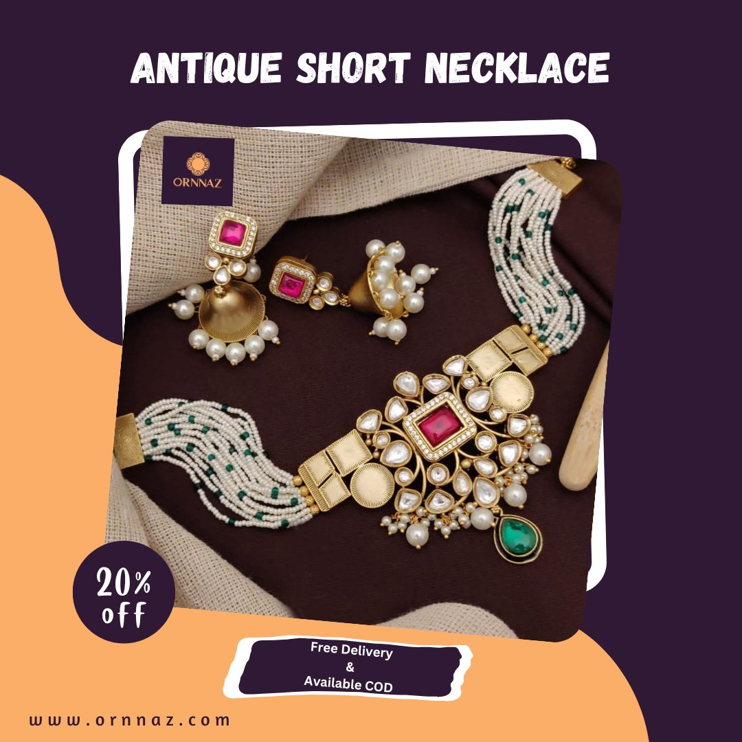 Beautiful Antique Pearl Layer Short Necklace for #women and get 20% off at #ornnaz

ornnazartificialjewellery.com/antique-short-…

#Ornnaz
#ornnazartificialjewellery
#antiquenecklace
#antiquenecklaceset
#antiquenecklacedesign
#antiquenecklacejewellery
#shortnecklace
#antiqueshortnecklace