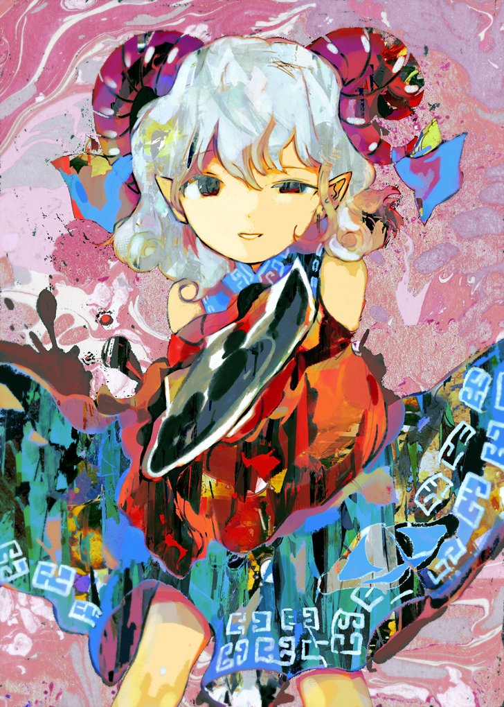 饕餮尤魔 「 」|塚本穴骨のイラスト