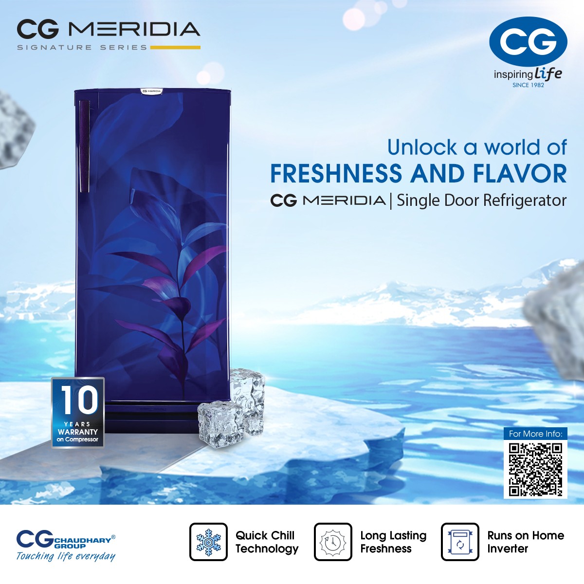 CGInspiringLife's tweet photo. Upgrade your kitchen and savor the true essence of your ingredients. Indulge in the ultimate freshness and flavor experience with the CG Meridia Single Door Refrigerator.

#CGMeridia #SingleDoorRefrigerator #CGInspiringLife
#CGElectronics #NepaliBrand #SmartAppliances https://t.co/Dgdx0IYV4f