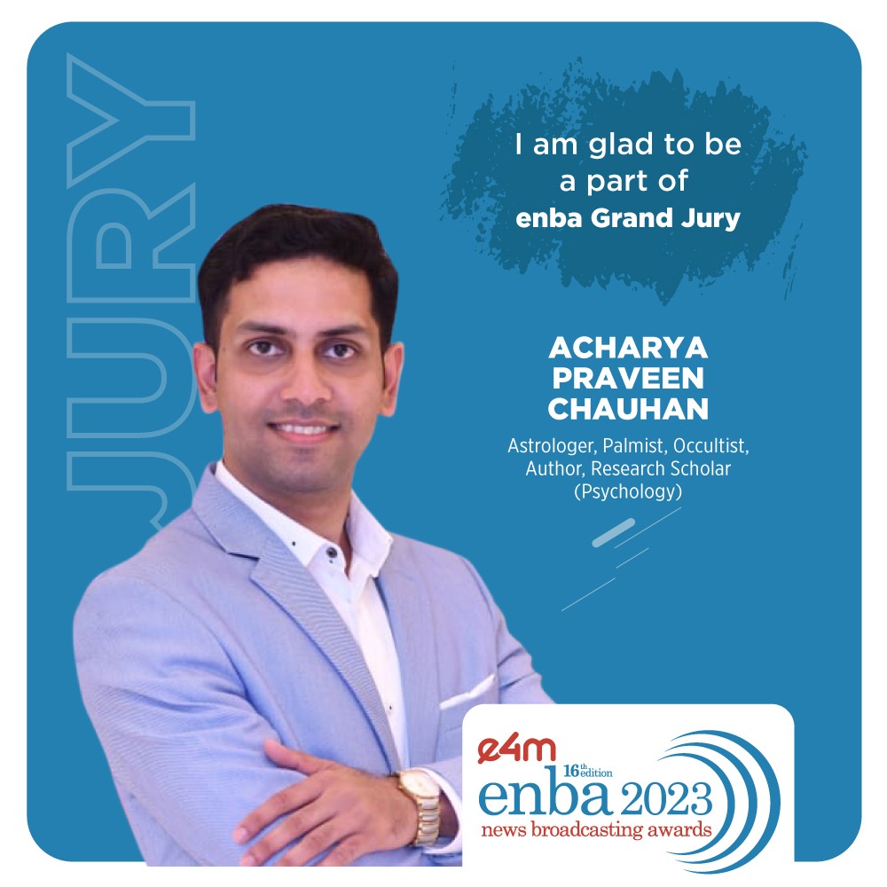 astropraveen's tweet image. Feeling honored to be a member of jury for e4m News Broadcast Awards (ENBA)

@anuragbatrayo @jayjanardan @RenAameen
#e4mawards #newsbroadcasting #journalism #journalismawards #televisionnews #acharyapraveen