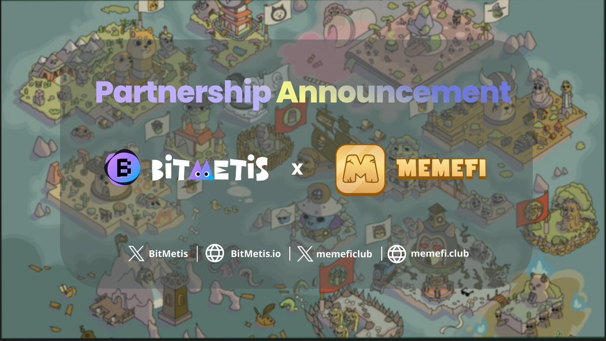 bmoonvc's tweet photo. 5️⃣ @memeficlub🤝@BitMetis

🫡Let's have Meme Battle arena in the wild &amp; chaotic lands of MemeFi!

#MemeFi #BitMetis #ERC404 https://t.co/6zshKXdH22
