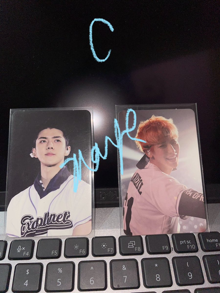 wts lfb exo sehun chanyeol photocards 

2,500php per set (Set A, B, C) 

🏷️ exo sehun chanyeol exploration 10th anniv dftf baseball pc