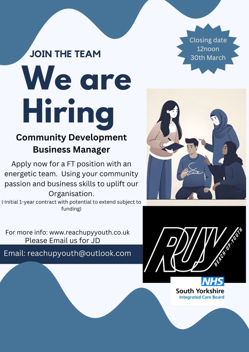 We are fortunate to secure funding for the first full-time Community Development Manager Thank you to @EmmaLatimer3 & @lucyettridge for the investment and giving our youth a chance. I hope this opportunity continues. Please share with your partners. #jobs #work