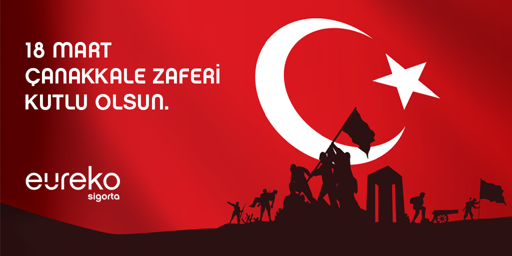 18 Mart Çanakkale Zaferi’nin 109. yıl dönümünde başta Gazi Mustafa Kemal Atatürk ve silah arkadaşları olmak üzere tüm şehitlerimizi rahmet ve minnetle anıyoruz.

#18MartÇanakkaleZaferi