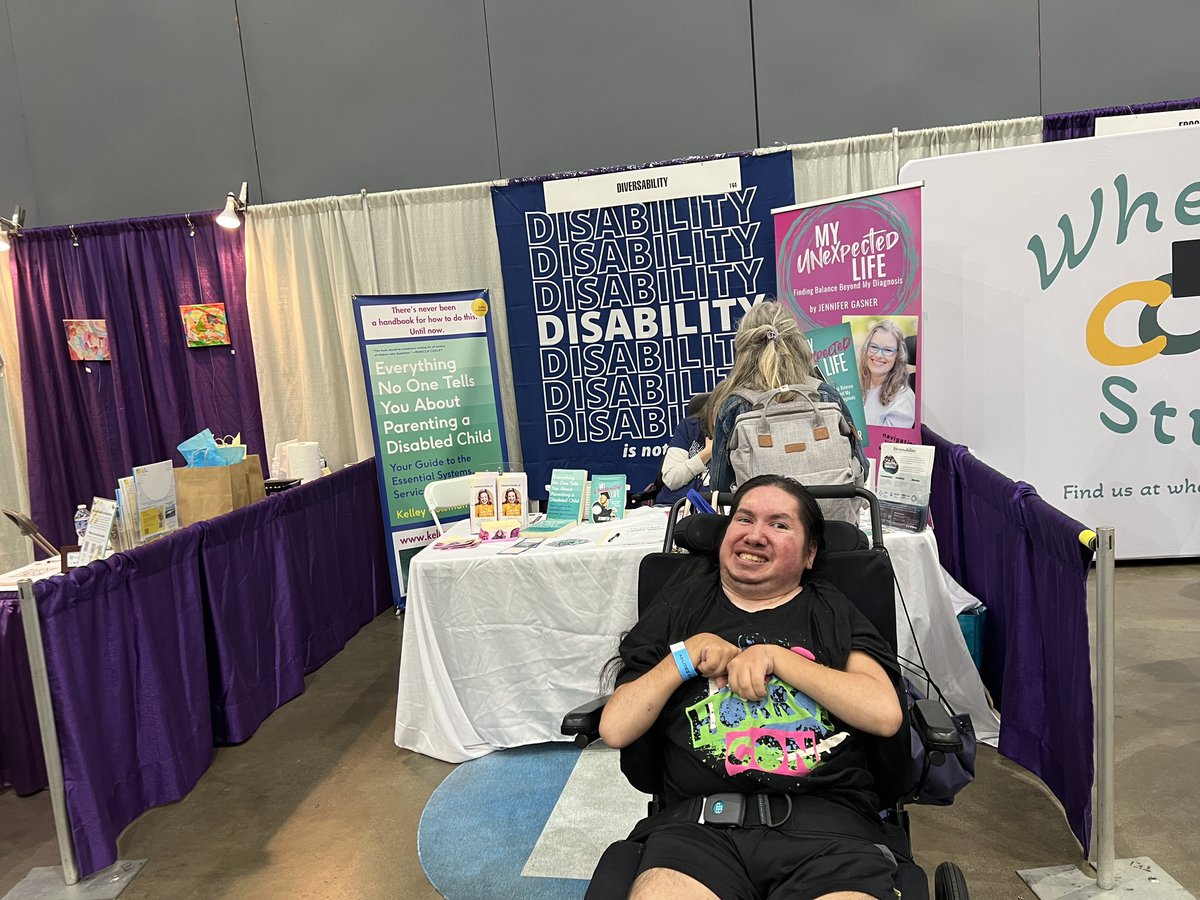 Showing my support for @Diversability at @AbilitiesExpo