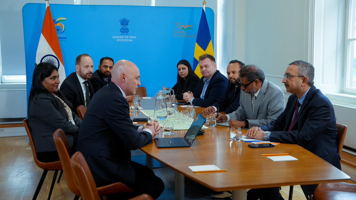 India in Sweden tweet media