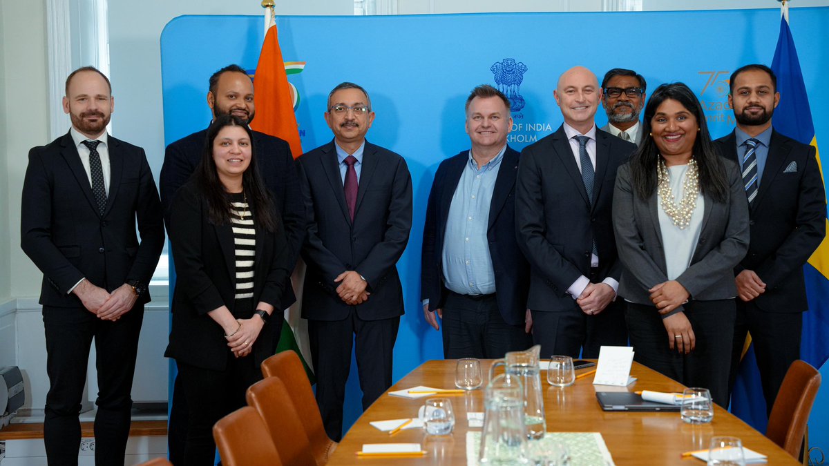 India in Sweden tweet media