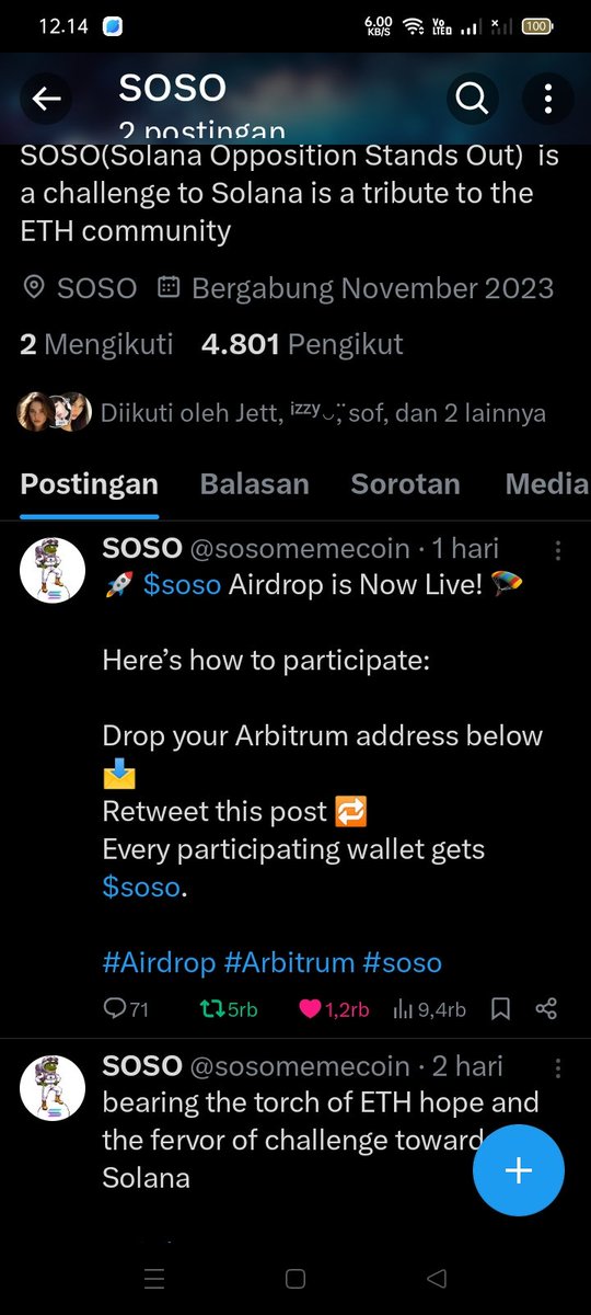 1O91B4's tweet photo. @ZaraGiveaway @sosomemecoin https://t.co/8IGXH1BUS8