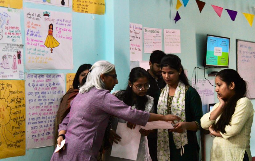 #ProtsahanKePanne Leadership trainings with #play4peace in progress in communities for young girls at Protsahan. These exceptional girls are paving the way for thousands more from disadvantaged spaces to access wellbeing & opportunities across education, health & skills.