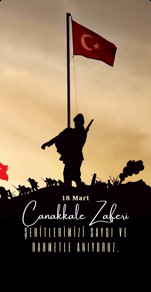 Aziz şehitlerimizin kahramanlıklarla dolu hatıraları, Mustafa Kemal Atatürk’ün bizlere inanarak emanet ettiği Cumhuriyetimizin yaşatılmasının en büyük teminatı olacaktır.
Çanakkale Zaferimiz kutlu olsun.🇹🇷
#18martcanakkalezaferi