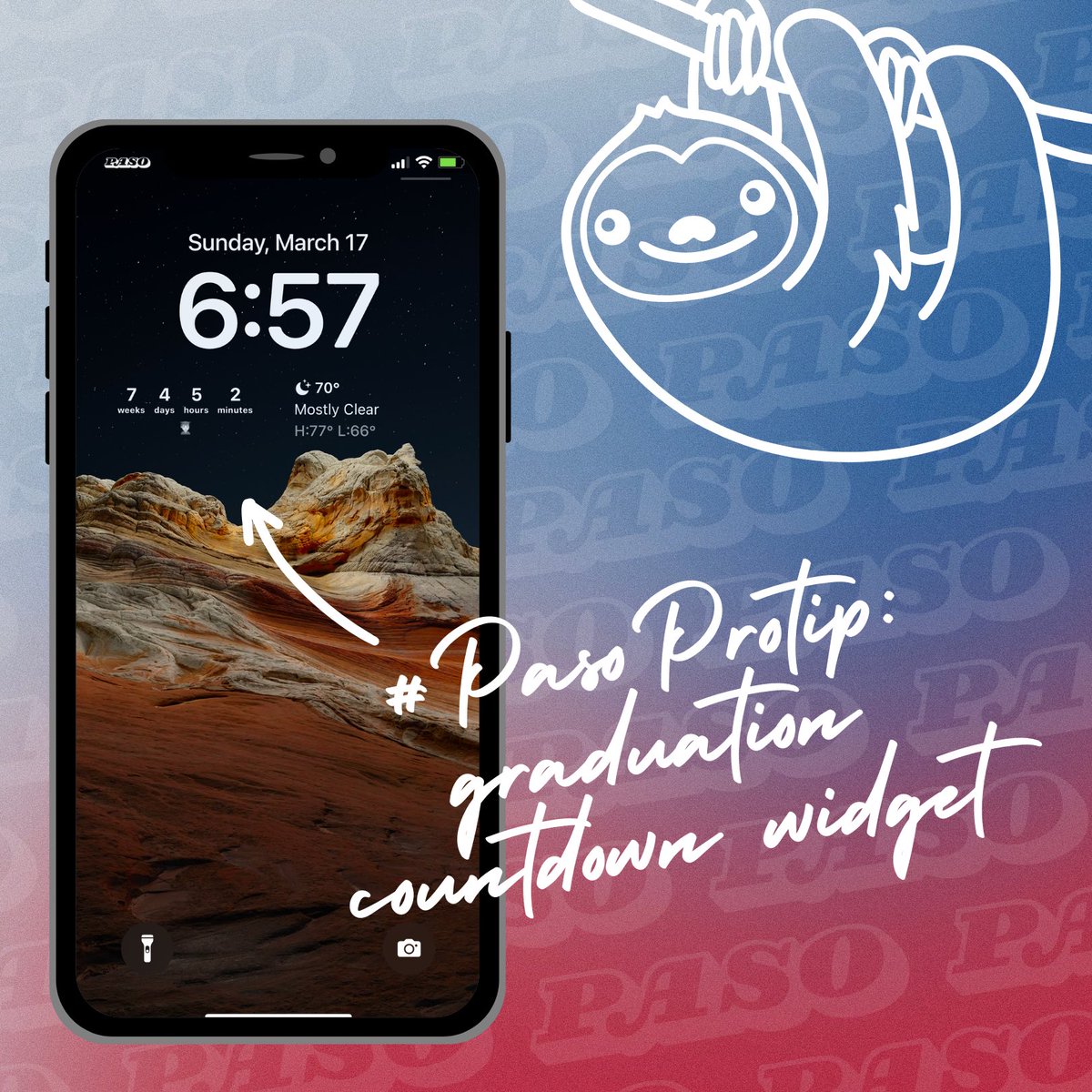 MPA Spring 2024 Candidates — getting a little sluggish are we? Here’s a PASO protip to keep you hanging on a little longer 🤣 download a graduation countdown widget — 7 weeks and 4 days left PUBANS 🤓 • #gobows #universityofhawaiiatmanoa #uhm #uhmanoa #takemetomanoa #youruhmanoa