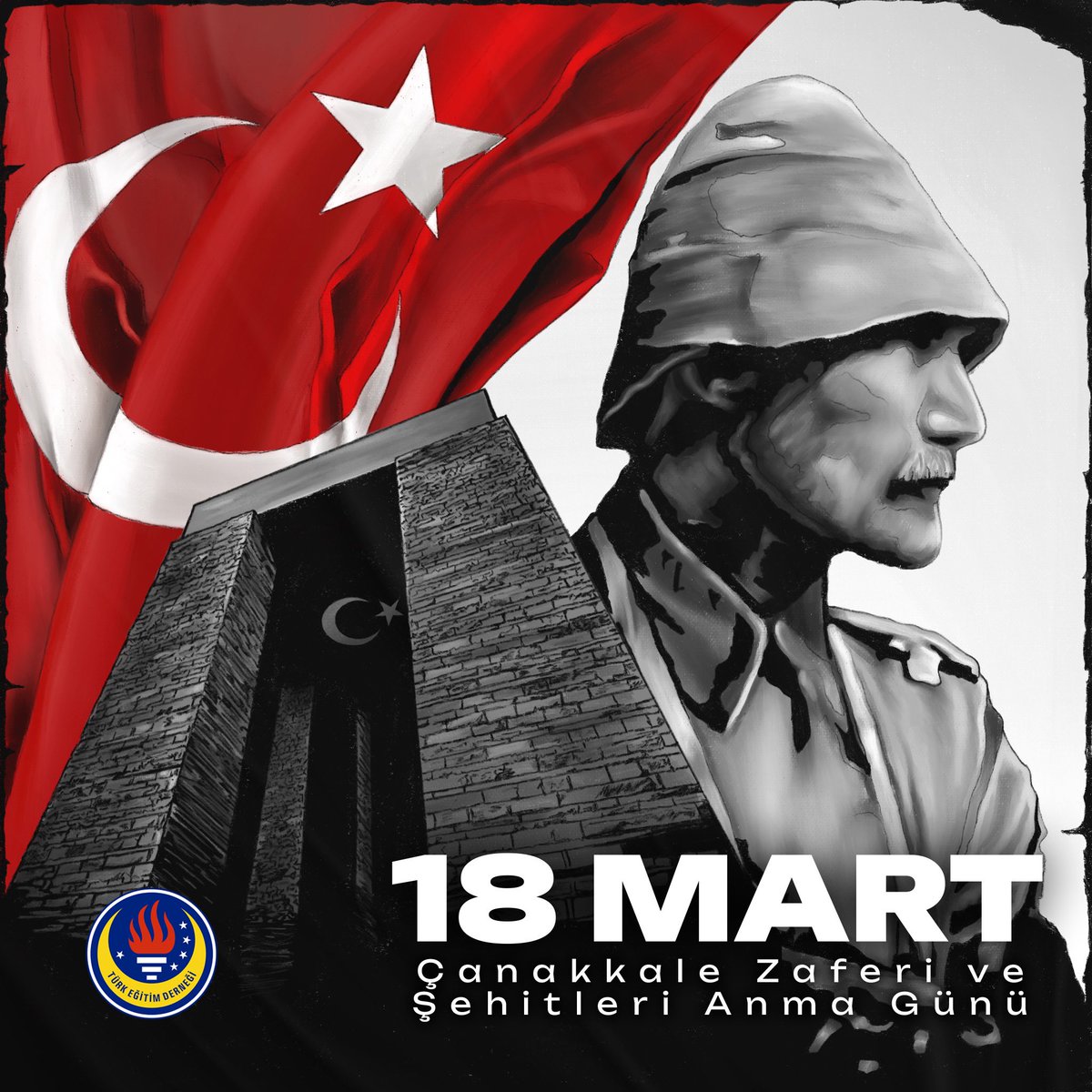 18 Mart Çanakkale Zaferi ve Şehitleri Anma Günü'nde, Gazi Mustafa Kemal Atatürk'ün önderliğindeki eşsiz zaferimizi ve bu uğurda canını feda eden kahraman şehitlerimizi saygıyla anıyoruz. #18MartÇanakkaleZaferi