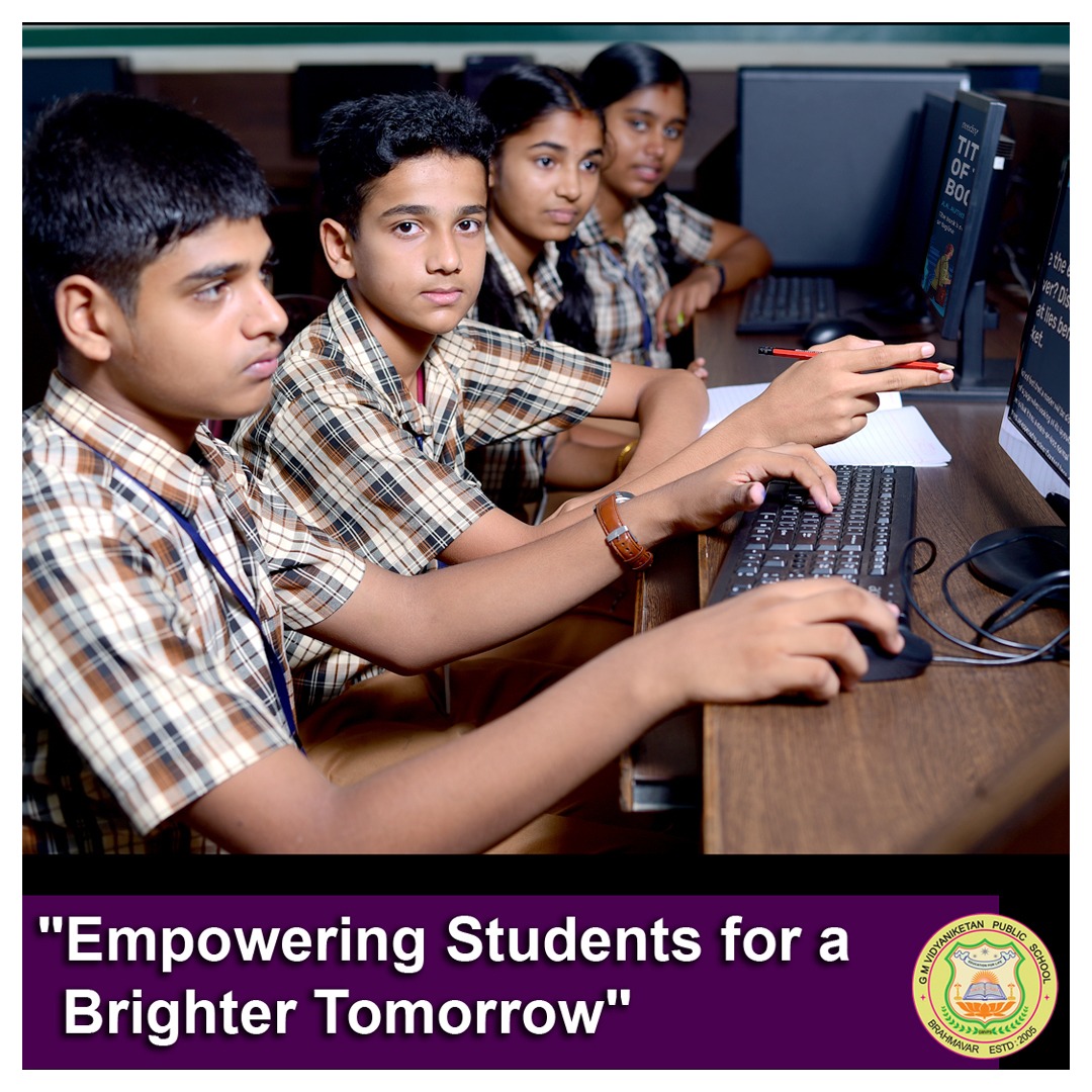 Explore Your Digital Potential: Our Computer Lab is a Gateway to Innovation, Offering Cutting-Edge Tools for Learning, Creativity, and Problem-Solving. Prepare for Tomorrow's Technological World Today!
#GMVidyaniketanPublicSchool #GMVPS #SchoolsOfKarnataka #SchoolsOfTomorrow