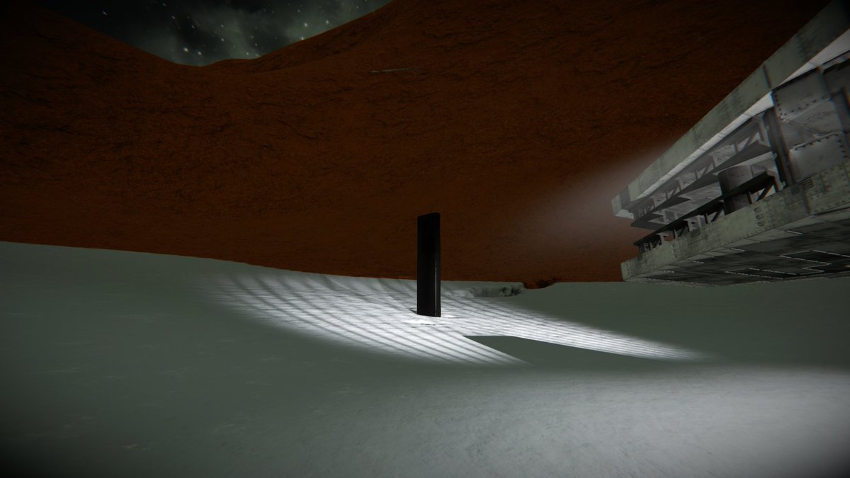 goKHui51QAadWJd's tweet image. すげぇ!!!!!!!!!モノリス発見したんだが!!!!!!!!!
#spaceengineer