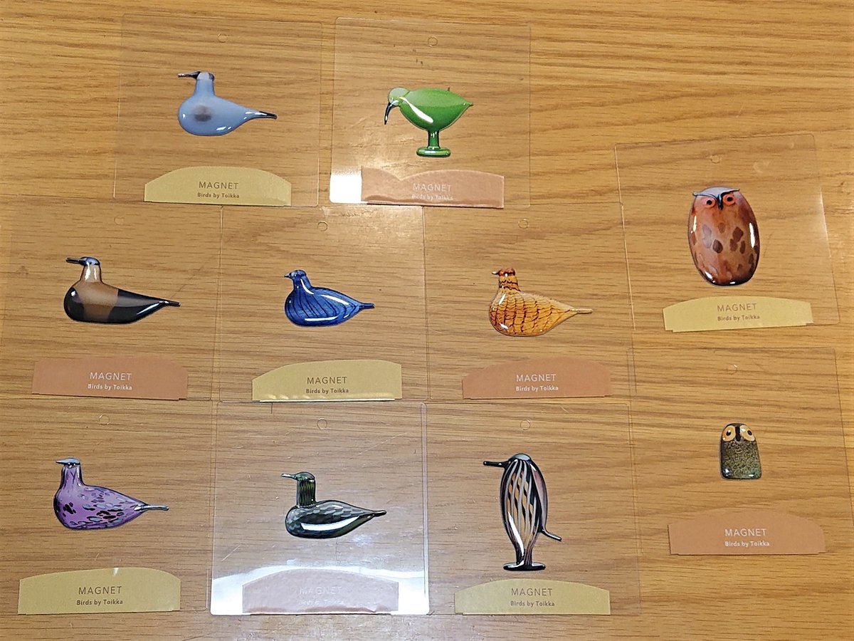 （〇4822）イッタラ展 限定マグネット 全10種 新品未使用 イッタラ展 限定アイテムのご紹介⑤／ マグネット（10種）ピンズ（10種