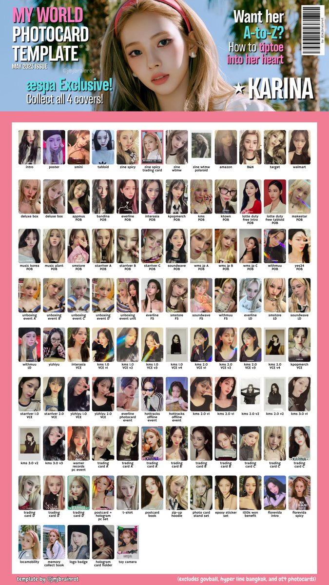 aespa カリナ トレカ my world spicy md M*A様 aespa エスバ カリナ